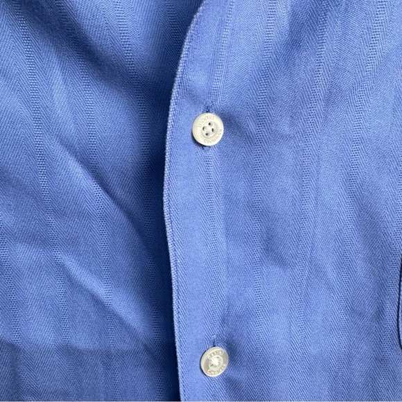 Daniel Cremieux Signature Collection Short Sleeve Button Up Men Size XL Blue - Picture 6 of 8